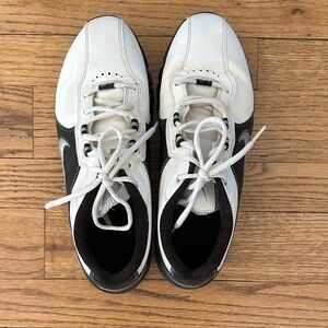 White and Black Athletic Shoes